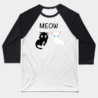 Two kitties Baseball T-Shirt